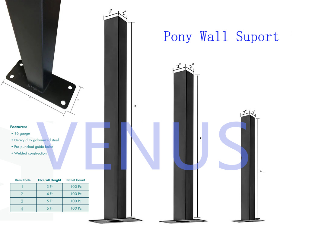 Pony Wall Support